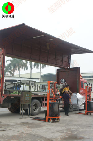 雞蛋清洗,風(fēng)干,光檢,打蛋生產(chǎn)線(xiàn)裝車(chē)交付！